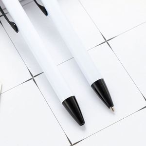 New Diy 1.0Mm Blank Ballpoint Custom Logo Heat Transfer Coating Metal <b>Retractable</b> Aluminum Bar <b>Pen</b> - Product Image 4