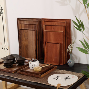 Japanese Style Bamboo Wooden <b>Tea</b> <b>Tray</b> Rectangular Solid Color For Home Hotel Restaurant Coffee <b>Tea</b> Serving <b>Trays</b> - Product Image 3