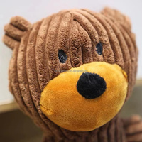 Köpek peluş oyuncaklar ayı gıcırtılı köpek pet köpek squeak oyuncak orta büyük köpek oyuncaklar ayı için