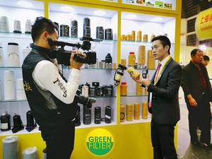 Élément de filtre à huile hydraulique certifié <span class=keywords><strong>GREENFILTER</strong></span> TS16949 pour camion, référence croisée C17C93 - Product Image 3