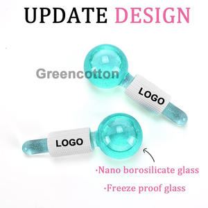 Benutzer definiertes Logo Ice Beauty Balls Gesichts behandlung Kalte Gesichts <span class=keywords><strong>massage</strong></span> Roller Balls Frostschutz flüssigkeit Reduzieren Sie Schwellungen Poren Falten 2St - Product Image 4