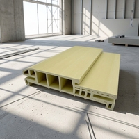 Oufei - Pièces de porte WPC chinoises pour l'industrie, cadre et jambes de porte domestiques entièrement composites, étanches et résistants à l'humidité, avec architrave