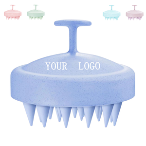 Escova de Limpeza de Silicone, Massageador de Couro Cabeludo para Crescimento Capilar, Remoção Eficiente de Caspa, Uso Úmido e Seco para Cuidado de Cabelos Grossos e Finos - Product Image 1