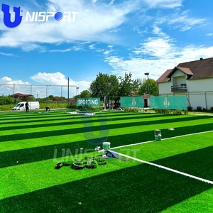 Fútbol 50mm Altura Césped artificial <span class=keywords><strong>Precio</strong></span> Césped sintético <span class=keywords><strong>para</strong></span> campo de fútbol - Product Image 6