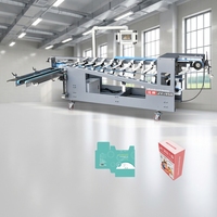 Empileur automatique de boîtes en carton ondulé électrique Jy-450 avec pulvérisation de colle pour l'emballage chimique et alimentaire, machine à pré-plier les boîtes