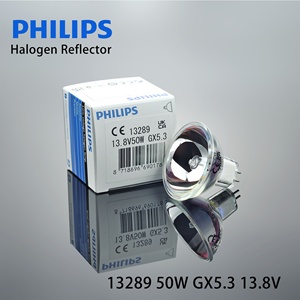 Ampoule halogène <span class=keywords><strong>Philips</strong></span> Reflector 13289 <span class=keywords><strong>50W</strong></span> GX5.3 13.8V pour microscopes, endoscopes, éclairage médical - Product Image 1