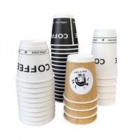 Couvercles de tasses à café jetables, double paroi, anti-fuite, écologiques, qualité commerciale, en papier kraft, anti-brûlure, options de logo personnalisé