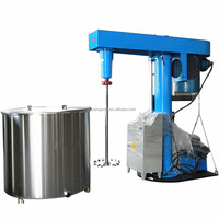 Mélangeur de peinture à base d'eau de 1000 L, machine à mélanger les émulsions, 22 KW, vitesse variable élevée, dispersant, dispersion, encre, dissolvant