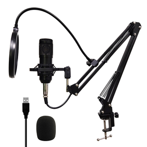 Plug & Play <span class=keywords><strong>Home</strong></span> <span class=keywords><strong>Studio</strong></span> Music Equipment Mic pour l'<span class=keywords><strong>enregistrement</strong></span> et le chant Stand Microphone pour Mac Windows - Product Image 2