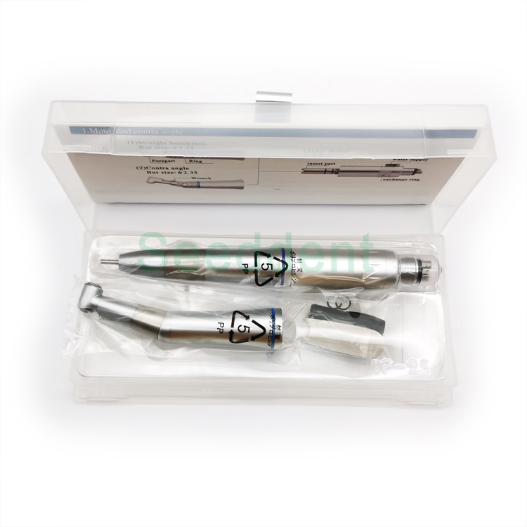 LED Internal Water Spray Dental Low Speed Kit / 1:1 LED Contra Angle Low Speed Dental Handpieces