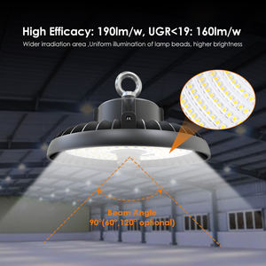 Luminaria UFO para Techos Altos SMD2835 100W 150W 200W IP65 Impermeable de Alta Eficiencia para Almacenes Industriales con 5 Años de Garantía - Product Image 3