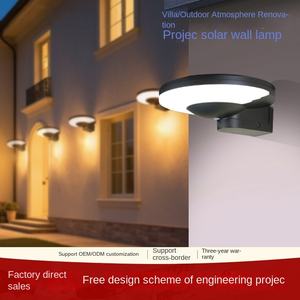 โคมไฟ LED พลังงานแสงอาทิตย์สำหรับสวนโคมไฟอลูมิเนียม Ip67กันน้ำ - Product Image 2