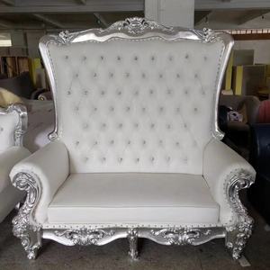 Silla de espera de ocio con respaldo alto de cuero terciopelo asiento de <span class=keywords><strong>amor</strong></span> de lujo moderno para 2 personas - Product Image 2