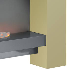 Cheminée électrique <span class=keywords><strong>moderne</strong></span> de luxe en <span class=keywords><strong>bois</strong></span> MDF bon marché, grande, autoportante, pour intérieur, avec effet lumineux LED, 1000W/2000W, usage domestique - Product Image 5