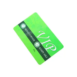 Descuento de plástico personalizado tarjetas de identificación de PVC Impresión de tarjetas de visita VIP de plástico 1SO14443A 13,56 MHz tarjeta RFID con chips D41 D81