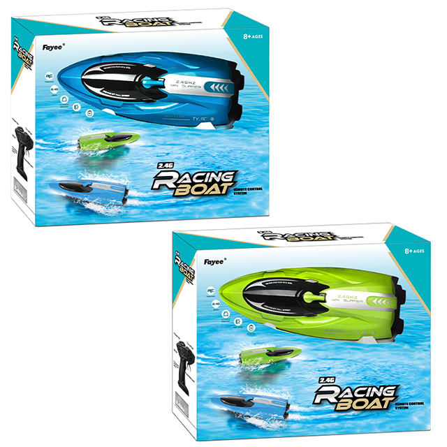 2.4g Dual Turbojet Electric Rc Boat High Speed Remote Control Water Boat Toy with Led Light Self Righting