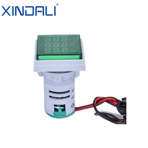 Không thấm nước 22 mét AD22-DSV hiển thị kỹ thuật số AC Vôn kế Ampe kế Hz chỉ báo tần số thí điểm tín hiệu đèn - Product Image 6