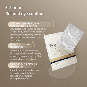 CASMA Patchs Contour des Yeux Anti-Âge à Micro-Aiguilles, Essence Raffermissante, Complexe Peptidique à l'Acide Hyaluronique - Raffermissement Rapide, Réduit les Poches - Product Image 3