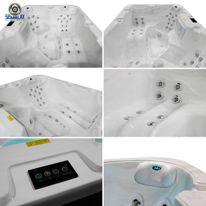 Bañera de Hidromasaje Moderna con Control Digital Balboa para Hoteles y Gimnasios, Ecológica, para Uso Interior/Exterior - Product Image 3
