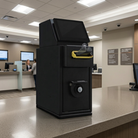 ITK-DEV OEM Distributeur automatique de billets de banque (CDM) avec lecteur de codes-barres SDK, modèle sur pied avec panneau en verre trempé