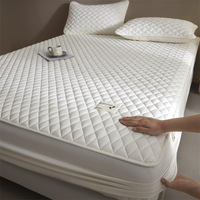 Drap-housse matelassé Tokogasa pour lit de 1,8 m, protège-matelas antidérapant en fibres chimiques, 60 fils