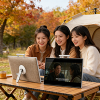 Nouvelle télévision intelligente de 32 pouces avec 8+128 Go de stockage, équipée d'une télécommande et d'un étui de transport, adaptée au bureau à domicile et à l'éducation