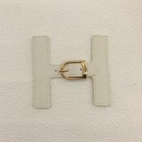 Accessoires de vêtements de haute couture, maillots de bain, boucles métalliques, sangles, sangles en cuir en forme de H, boucle pour manteaux