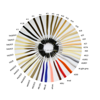 Nuancier de couleurs pour extensions de cheveux, anneau de couleurs pour extensions de cheveux