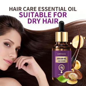 Sérum capillaire à l'huile d'argan GreenLem avec extrait de gingembre 30 ml, complément réparateur du Guatemala, huile essentielle lissante - Product Image 2