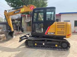 Mini-Excavatrice d'Occasion SANY SY75C SY75 7.5T 7 Tonnes 8 Tonnes, Tracteur Compact Chinois, Forte Force de Creusement, En Stock, Vente Chaude - Product Image 2