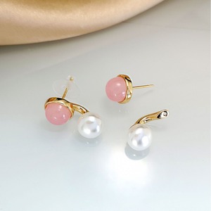 Orecchini a Perno con Gemme Staccabili, Eleganti Ornamenti per Orecchie in Stile Francese per Abbinamenti Quotidiani Femminili - Product Image 3