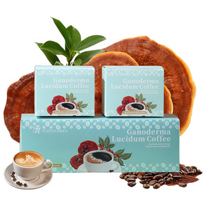 <span class=keywords><strong>Cacao</strong></span> Orgánico <span class=keywords><strong>con</strong></span> Hongos Ganoderma Lucidum y Hericium Erinaceus, Café Beneficioso para la Inmunidad, Concentración y Mayor Energía, 21g*15 Sobres - Product Image 2