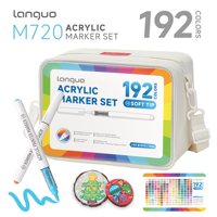 Ensemble de 192 marqueurs d'art néon fluorescents en PET, réactifs aux UV, qui brillent dans le noir, pour bricolage, artisanat, décoration d'Halloween