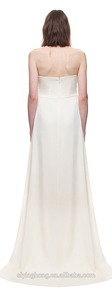 2019 Femmes Blanc Royal Buste <span class=keywords><strong>En</strong></span> <span class=keywords><strong>Dentelle</strong></span> <span class=keywords><strong>En</strong></span> Mousseline De Soie Élégante Maxi Soirée <span class=keywords><strong>Demoiselle</strong></span> D'honneur robe de mariée Longue - Product Image 3