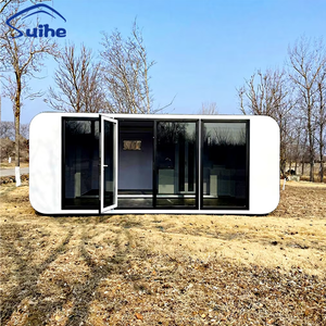 Casa Prefabricada Móvil Plegable Tipo Cabaña, Casa Pequeña Plegable para Terrenos No Utilizados - Product Image 1