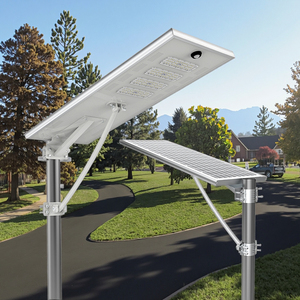 Best 30W 60W 80W 100W ABS Solar Street Lamp Body <b>LED</b> <b>Light</b> Source IP66 for Outdoor Road Lighting - Product Image 2