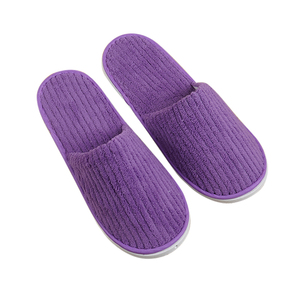 Manufacturer Wholesale Hotel <b>Slippers</b> Luxury Homestays Thickened Warm Coral <b>Fleece</b> Indoor Custom Hotel <b>Slippers</b> - Product Image 5