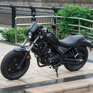 REBEL <span class=keywords><strong>CM300</strong></span>摩托车ABS塑料前围前照灯整流罩盖，带挡风玻璃和前叉安装 - Product Image 6