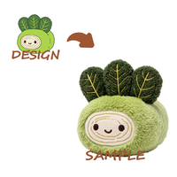 Peluche personnalisée avec des poils longs super doux brodés pour enfants