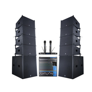 Active 10 Inch line array speaker and self powered 18 inch Subwoofer Sound System