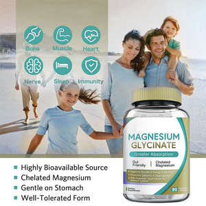 मैग्नीशियम ग्लाइसिनेट एमिनो एसिड शरीर को बढ़ावा देता है बेहतर नींद मैग्नीशियम ग्लाइकेनेट कैप्सूल हृदय स्वास्थ्य को बढ़ावा देता है - Product Image 2