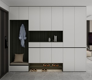 Armoire de rangement portable pour chaussures en bois massif blanc pour le salon, l'hôpital et l'hôtel-<span class=keywords><strong>Meubles</strong></span> à montage facile - Product Image 3