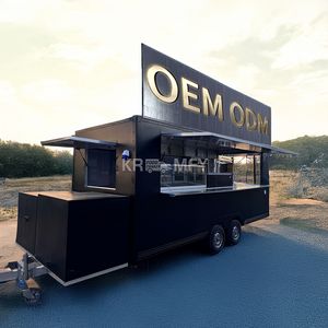 Remorques de restauration mobiles pour camions, chariots de cuisine, stands de vente de nourriture, y compris pour la vente de barbecue de rue, de produits de boulangerie, de burgers, de café, de glaces rapides et de snacks - Product Image 2