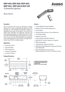 E-TAG HLCP-J100 Led Bar đồ thị 10seg Đỏ linh kiện điện tử tích hợp mạch IC HLCP-J100 - Product Image 3