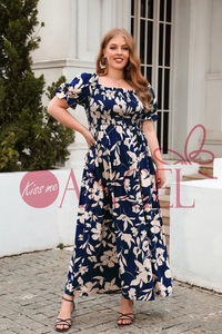 KISS ME angelo plus-size da donna abito casual da vacanza stile bohémien francese elegante abito di media lunghezza - Product Image 4