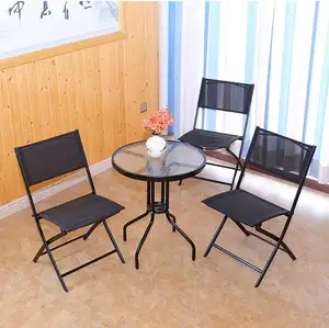 Supply Factory direct sales Furniture folded set garden sets cafe table and chairs garden sets