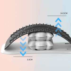 Nouvelle compression d'air ergonomique dos civière Relaxation <span class=keywords><strong>Acupuncture</strong></span> Massage colonne vertébrale soutien lombaire arc - Product Image 5