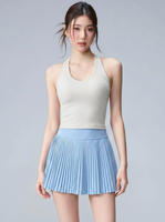 Ensemble de sport pour femme, tenue de yoga une pièce dos nageur, anti-choc, push-up, pour la course, le tennis, le Pilates, la gym, vêtements de sport deux pièces