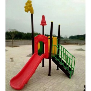 สไลเดอร์เด็ก 3.2 ม. x 1 ม. x 2.7 ม. อุปกรณ์สนามเด็กเล่นกลางแจ้งขนาดเล็กสำหรับเด็กอายุ 4-6 ปี - Product Image 1