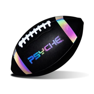 Balón de Rugby Personalizado PSYCHE, Talla 9, Precio de Fábrica, Cuero Compuesto, Balón de Fútbol Americano para Uso Oficial en Juegos OEM - Product Image 3